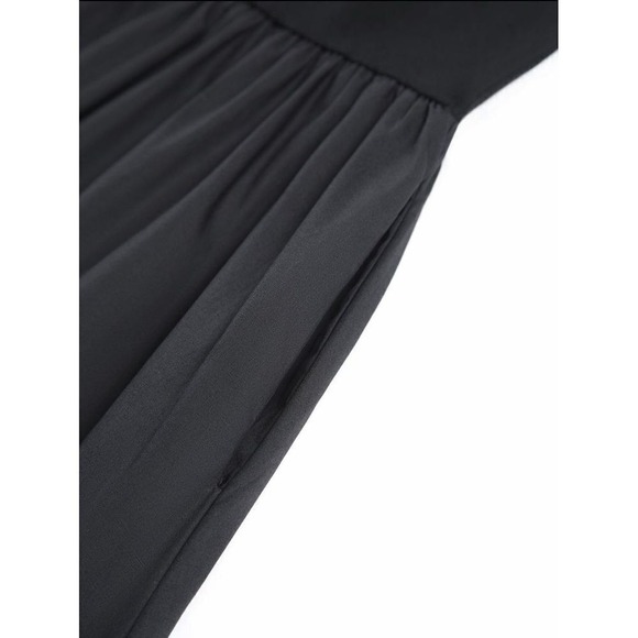 Commense Black Sleeveless Maxi Dress with Pockets Casual Chic Versatile Size XL - Picture 10 of 11